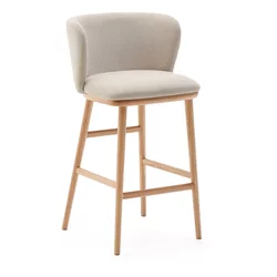Bež barski stol (višina sedeža 65 cm) Ciselia – Kave Home