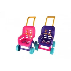TEDDIES Buggy Sport voziček za lutke roza/vijolična 1 kos