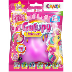 CRAZE magični sluz s presenečenjem Galupy Unicorn (mix barv)