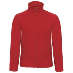 JAKNA ZIP-FLIS B&C ID.501 280G rdeča M