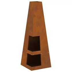 Kamin Smeđa 35 x 35 x 100 cm