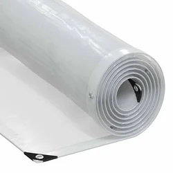Prozirna cerada s ušicama 2x10 m polietilen