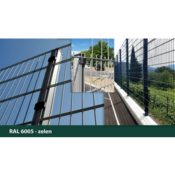 PANEL BUILDER FENCE 2D NORMAL 6/5/6 250x183 - ZELEN RAL 6005
