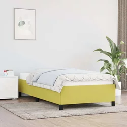 vidaXL Posteljni okvir zelen 90x190 cm blago