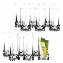 KADAX kozarci za pitje 12x 325ml set visokih kozarcev, (5000351640)