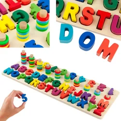 shumee TG67011 lesena sestavljanka, sorter, montessori abeceda, učenje številk