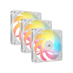 Corsair Set ventilatora za računar RS120-R, ARGB, 120mm, 3 komada, Beli