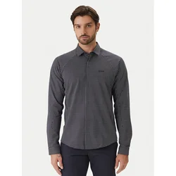 BOSS Srajca Excurse L 50554481 Mornarsko modra Regular Fit