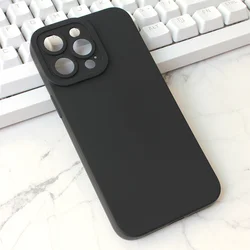 Maska za mobilni telefon iPhone 15 Pro Max Pro CAMERA, Crna