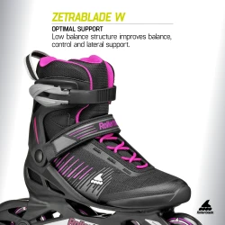 Rollerblade ZETRABLADE W, ženski roleri, crna 86B0751480