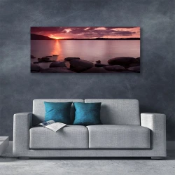 tulup.si Slika na platnu Morje stones landscape 120x60 cm
