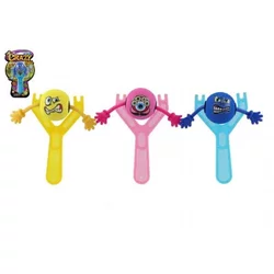 Teddies Prak s smeško iz plastike 14cm 3 barve na kartici