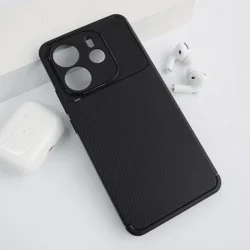 Maska za telefon Carbon Defender za Xiaomi Redmi Note 14 4G, EU, Crna