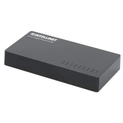 Intellnet LAN switch 561754, 10/100/1000 8-portni, Crni