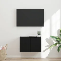 TV zidni ormar Zidne Crna 59,5 x 31 x 40 cm Konstruirano drvo