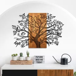 Sombra del Bosque -5 BlackWalnut Decorative Wooden Wall Accessory
