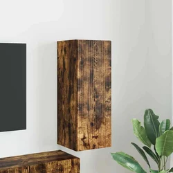 TV zidni ormar Dimljeni hrast 30 x 31 x 80 cm Konstruirano drvo