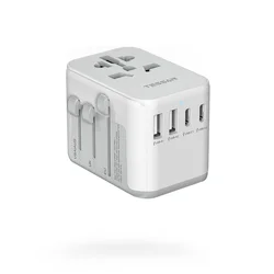 Tessan 633UC potovalni adapter, 2x USB-C, 2x USB-A