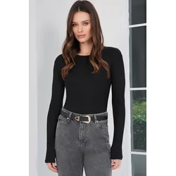 Trend Alacati Stili Ženska bluza Alc-X14839, Crna
