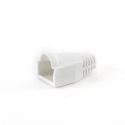 Gembird Strain relief (boot cap), white, 100 pcs per bag | BT5WH/100