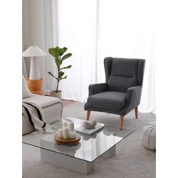 Atelier del Sofa Fotelja Klam 70x94x78cm Siva