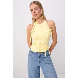 Trendyol Top pastelno rumena