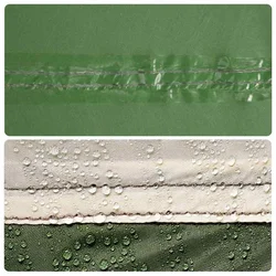 Cerada za kampiranje zelena 430 x 380 x 210 cm vodootporna