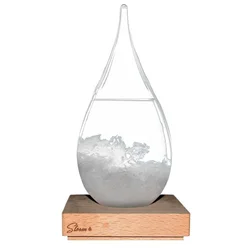 Northix Storm Glass, Storm Drop - velik