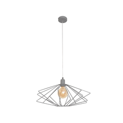 Luster SATURN 1xE27/15W/230V siva