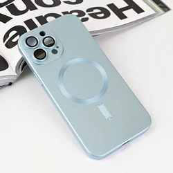 Maska za telefon iPhone 13 Pro Max CHROME, Magsafe, Plava