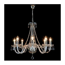 Wranovsky JWZ117082101 - Kristalni luster na lancu BONTON 8xE14/40W/230V