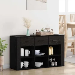 Kreveta Crni hrast 100 x 30 x 59,5 cm Konstruirano drvo