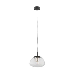 Argon 4331 - Viseći luster na sajli TRINI 1xE27/15W/230V, prečnik 20 cm, crna