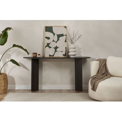 Hanah Home Konzola Sira, 75x35x150 cm, Crna