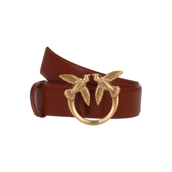 PINKO Pas Love Berry H4 Belt AI 25-26 PLT01 100120 A0F1 Rjava