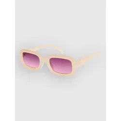 Dot Dash Halo Shiny Cream Sunglasses gradient pink