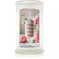 Kringle Candle Chiffon Parfait & Peony dišeča sveča 623 g