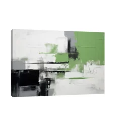 Canvas Slika na platnu Dinamično zelenilo 2, Bez rama, 60 x 40 cm