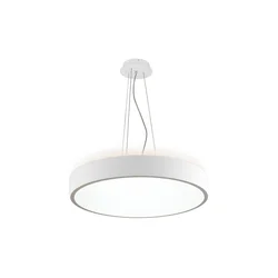 LED2 - LED luster na sajli ROTO LED/48W/230V 2700K/3300K/4000K IP40, bela, prečnik 40 cm