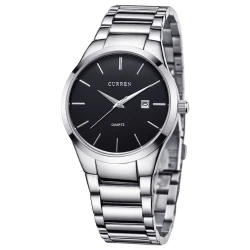 Moška ročna ura Curren Elegance Silver/Black