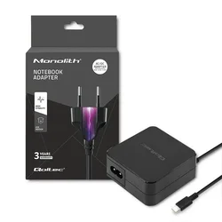 Qoltec Qoltec 51027 napajalnik 65W USB-C PD, 5-20.3V