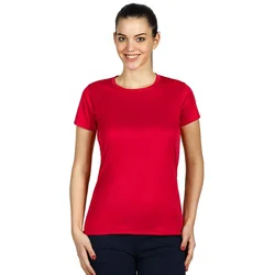 TEE LADY ženska sportska majica kratkih rukava Boja: crvena Veličina: 2XL