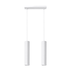 Sollux SL.0324 - Luster na sajli LAGOS 2 2xGU10/10W/230V bela