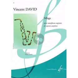 DAVID:SILLAGE FOR SOPRANO SAXOPHONE