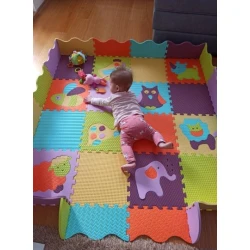 Baby Great Podne puzzle Premijum klase sa ogradicom Šarenko + Zoo DVA KOMPLETA ( 11386 )