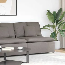 vidaXL Modularni kavč z blazinami taupe 100 cm