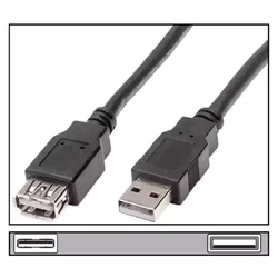 Kabl USB A-M/A-F 2m Corto produžni
