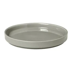 Svetlo siv keramičen krožnik Blomus Pilar, o 14 cm