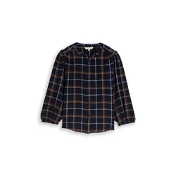 TOM TAILOR Bluza mornarska/golobje modra/rjava