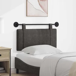 vidaXL Visoki naslon za glavo Črna 100 x 55 x 5 cm Antikni PU